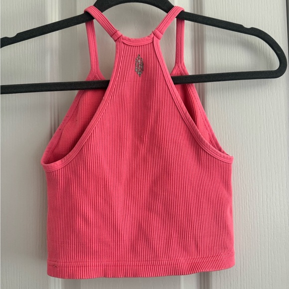 Pink Ribbed Tank Top - Picture 2 of 2